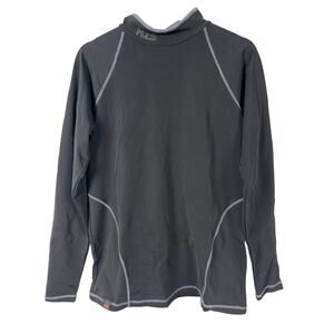 H2S Long Sleeve Compression Shirt Black Top Men’s Medium